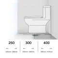 Hot Sale Siphonic S-trap WC One Piece Toilet Ceramic Flush Pipe Component Floor Mounted Modern Round Onsite Installation